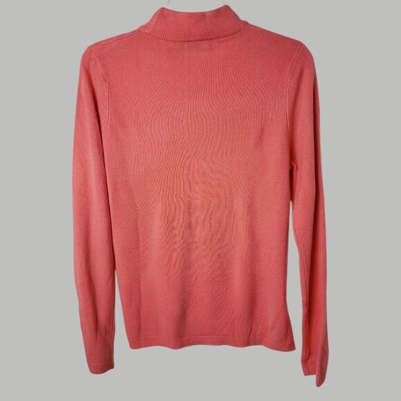 Papaya Mock Sweater Womens Coral pink Size 12 - Picture 2 of 7